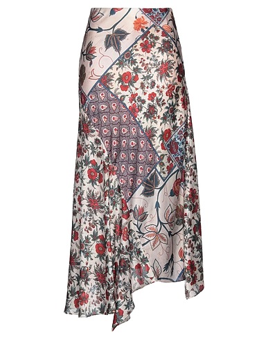 GUESS Long skirt Beige 100% Polyester