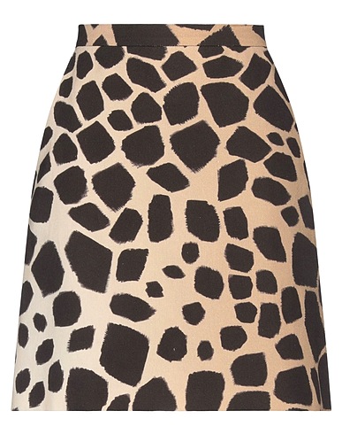 MAX MARA STUDIO Mini skirt Sand 76% Cotton, 24% Linen