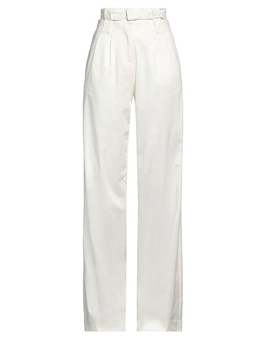GAëLLE Paris Pantalone Off white 53% Cotone, 42% Viscosa, 5% Elastan