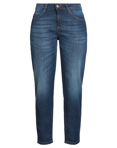 KAOS JEANS Denim trousers Blue 98% Cotton, 2% Elastane