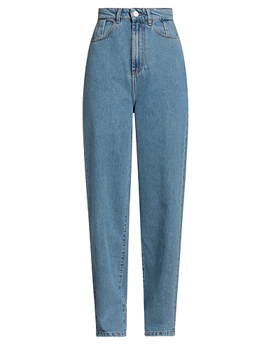 LES COYOTES DE PARIS Denim pants Blue 100% Cotton