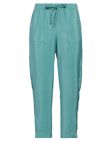 SEMICOUTURE Casual trouser Turquoise 100% Viscose