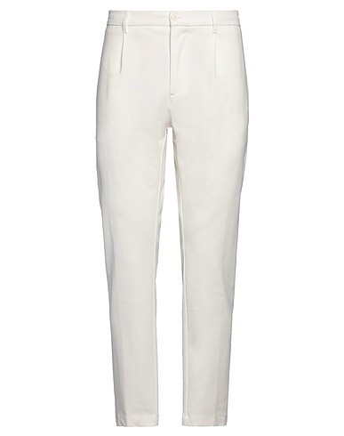 0/ZERO CONSTRUCTION Pantalón Blanco 52% Algodón, 40% Poliamida, 8% Elastán