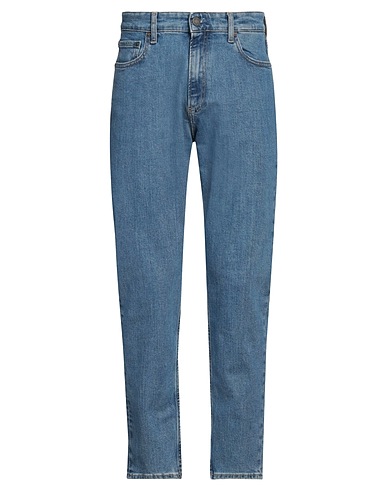 CALVIN KLEIN Denim trousers Blue 79% Cotton, 20% Polyester, 1% Elastane