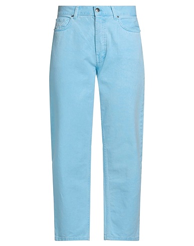 MC2 SAINT BARTH Denim pants Sky blue 100% Cotton
