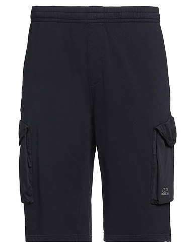 C.P. COMPANY Shorts & Bermuda Blu notte 100% Cotone, Elastan