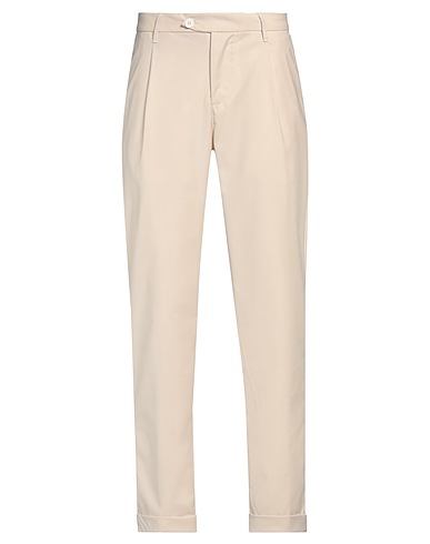 0/ZERO CONSTRUCTION Pantalone Beige 70% Poliestere, 28% Viscosa, 2% Elastan