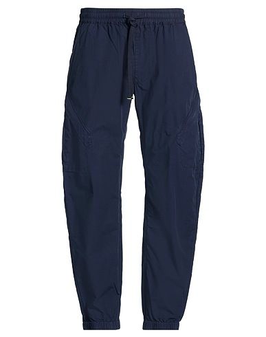 BLAUER. Casual trouser Midnight blue 100% Cotton