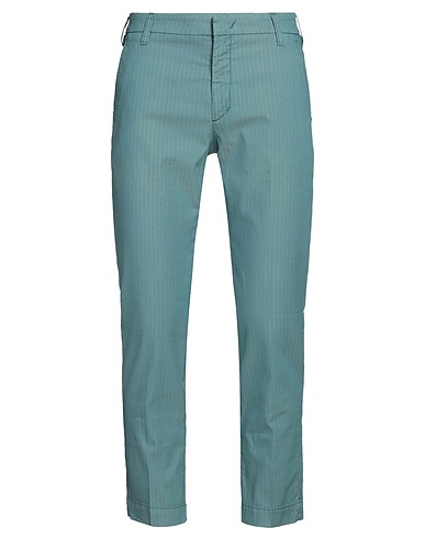 ENTRE AMIS Casual trouser Sage green 80% Cotton, 16% Polyester, 4% Elastane