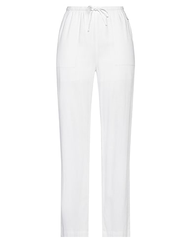 TOMMY JEANS Casual trouser White 70% Viscose, 30% Linen