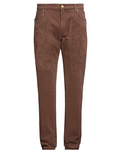 JECKERSON Casual trouser Brown 97% Cotton, 3% Elastane