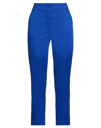 LUCKYLU  Milano Casual trouser Bright blue 98% Cotton, 2% Elastane