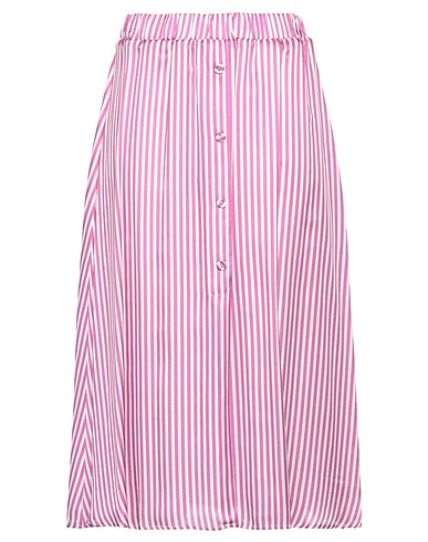 SHIRTAPORTER Midi-Rock Malve 70% Viskose, 30% Seide