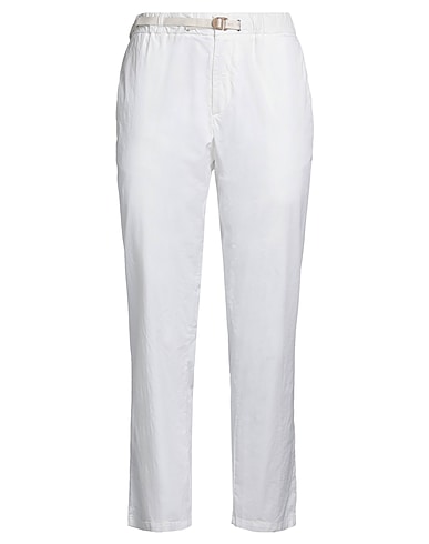 WHITE SAND Casual pants 98% Cotton, 2% Elastane