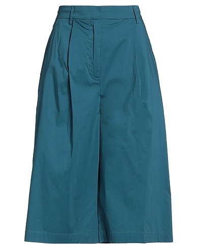LIVIANA CONTI Pantalone Verde petrolio 68% Cotone, 28% Poliammide, 4% Elastan