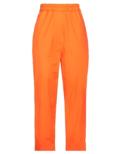 SHIRTAPORTER Casual pants Orange 100% Cotton