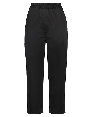 SHIRTAPORTER Casual trouser Black 100% Cotton