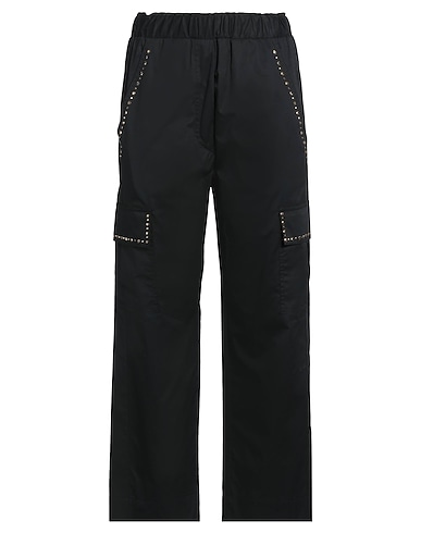 SHIRTAPORTER Pantalone Nero 100% Cotone