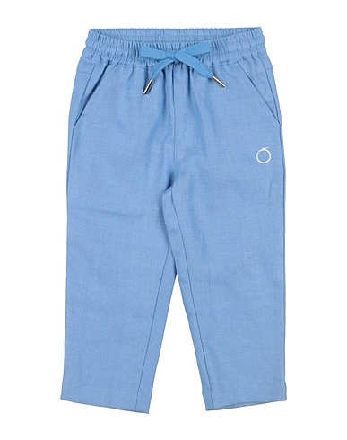 TRUSSARDI JUNIOR Casual trouser Light blue 100% Linen