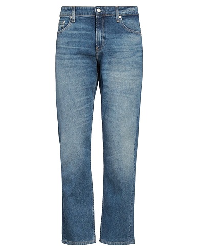 CALVIN KLEIN JEANS Denim trousers Blue 99% Cotton, 1% Elastane