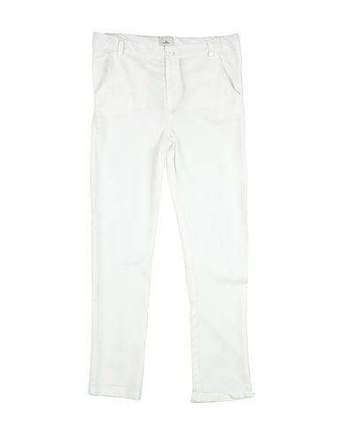 PEUTEREY Casual trouser White 100% Cotton