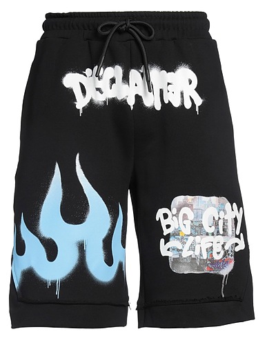 DISCLAIMER Shorts & Bermuda Black 100% Cotton