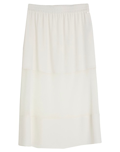 ARMANI EXCHANGE Gonna midi Bianco 100% Poliestere