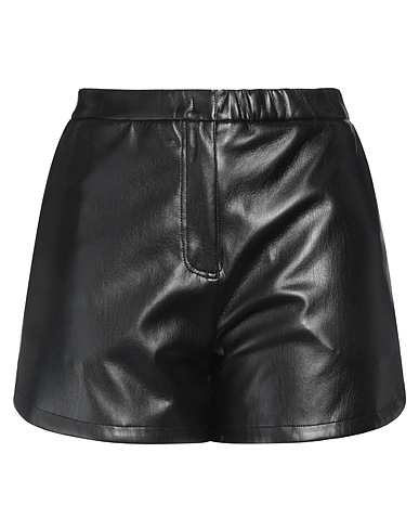 SEMICOUTURE Shorts & Bermuda Black 65% Polyester, 35% Polyurethane