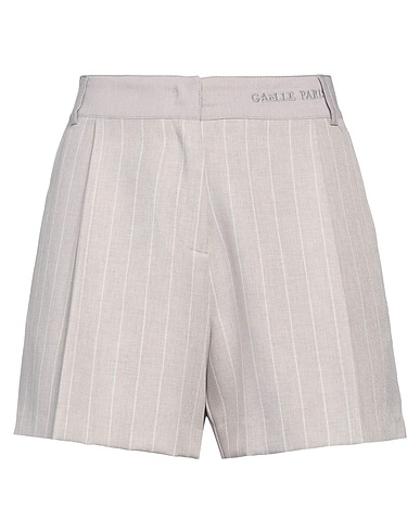 GAëLLE Paris Shorts & Bermuda Grey 65% Polyester, 32% Viscose, 3% Elastane
