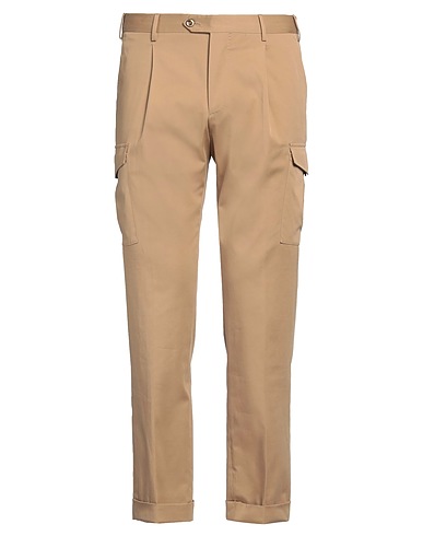 PT Torino Pantalone Cammello 95% Cotone, 3% Seta, 2% Elastan
