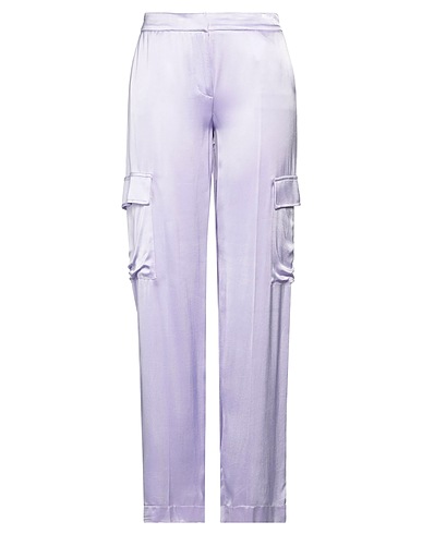 MVP WARDROBE Casual trouser Lilac 70% Viscose, 30% Wool