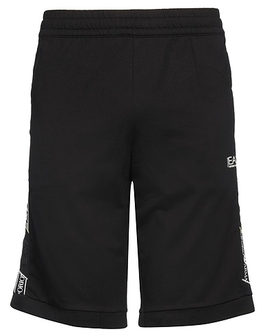 EA7 Shorts & Bermuda Black 100% Cotton