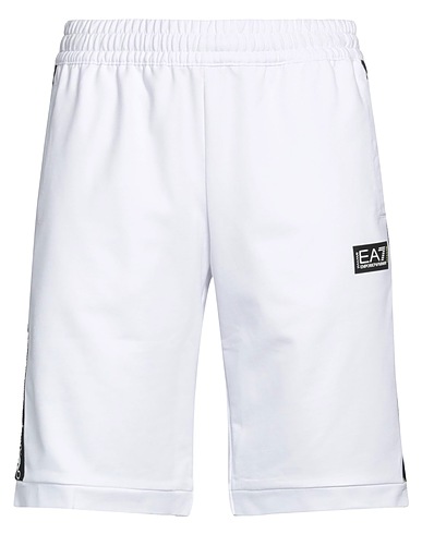 EA7 Shorts & Bermuda Bianco 100% Cotone