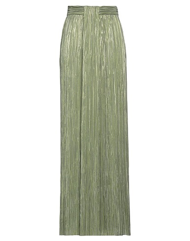SABINA MUSÁYEV Maxi Skirts Lime green 100% Polyester