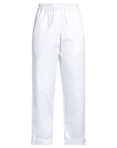 SHIRTAPORTER Casual trouser White 100% Cotton