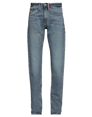TOMMY JEANS Denim pants Blue 99% Cotton, 1% Elastane