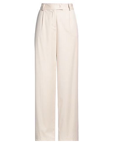 GAëLLE Paris Casual trouser Beige 70% Polyester, 28% Rayon, 2% Elastane