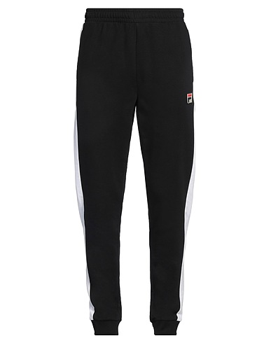 FILA Pantalone Nero 80% Cotone, 20% Poliestere