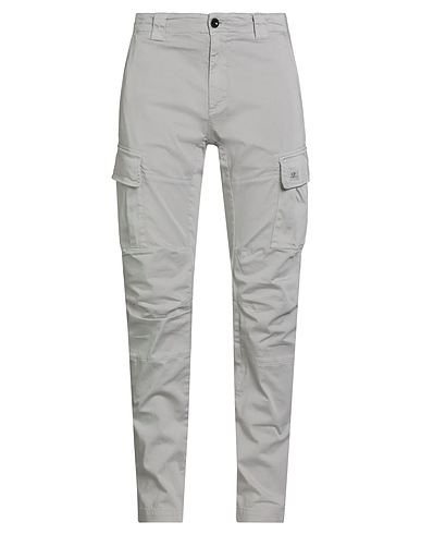 C.P. COMPANY Casual trouser Light grey 98% Cotton, 2% Elastane