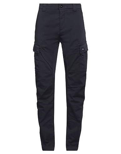 C.P. COMPANY Casual trouser Midnight blue 98% Cotton, 2% Elastane