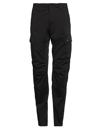 C.P. COMPANY Casual pants Black 98% Cotton, 2% Elastane