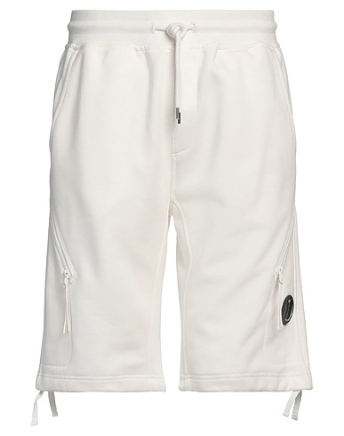 C.P. COMPANY Shorts & Bermuda Bianco 100% Cotone