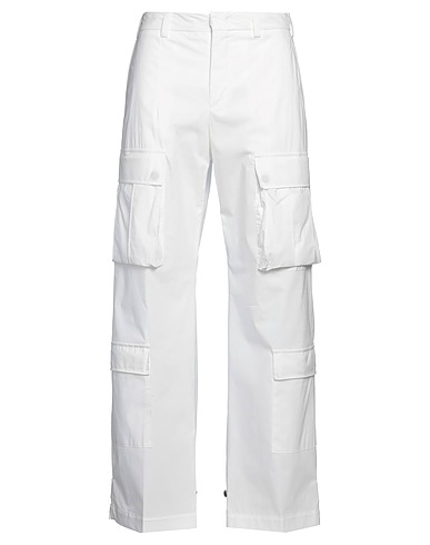 PT Torino Casual pants White 55% Cotton, 39% Polyamide, 6% Elastane