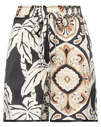 SHIRTAPORTER Shorts & Bermuda Black 96% Silk, 4% Elastane