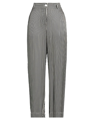 SHIRTAPORTER Casual trouser Black 70% Viscose, 30% Silk