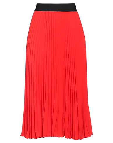 SHIRTAPORTER Midi skirt Red 100% Polyester