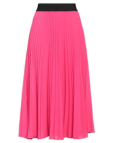 SHIRTAPORTER Midi skirt Magenta 100% Polyester