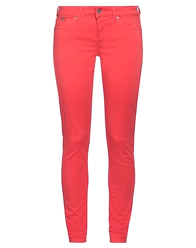 PEPE JEANS Denim pants Tomato red 97% Cotton, 3% Elastane
