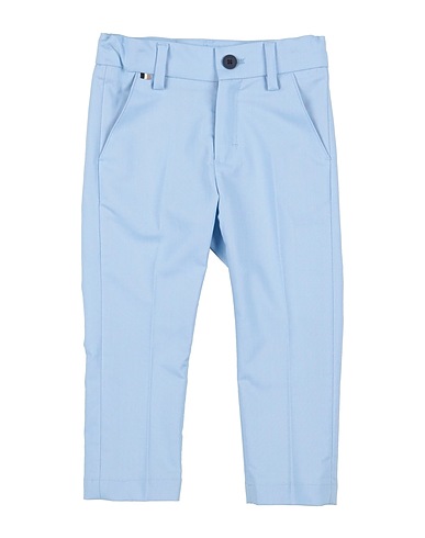 BOSS Casual trouser Sky blue 81% Polyester, 17% Viscose, 2% Elastane