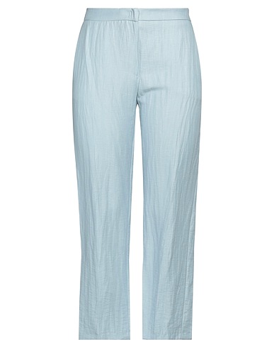KAOS JEANS Casual trouser Sky blue 46% Linen, 46% Viscose, 8% Polyamide